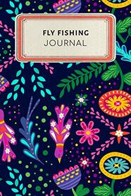 Fly fishing Journal: Cute Floral Dotted Grid Bullet Journal Notebook - 100 pages 6 x 9 inches Log Book (Passion Hobbies Series Volume 61)