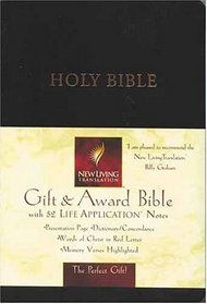 Gift and Award Bible, NLT, imitation leather, black (Gift and Award Bible (NLT))