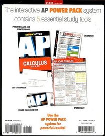 AP Calculus Power Pack (SparkNotes Test Prep) (SparkNotes Test Prep)