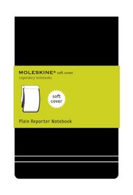 Moleskine Plain Soft Reporter Notebook Pocket