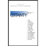 Certainty (Hackett Readings in Philosophy)