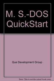 MS-DOS QuickStart