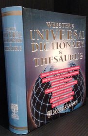 Websters Universal Dictionary and Thesaurus
