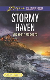 Stormy Haven (Coldwater Bay Intrigue, Bk 2) (Love Inspired Suspense, No 700) (Larger Print)