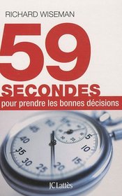 59 secondes pour prendre les bonnes dcisions