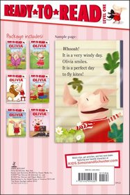 Olivia Ready-to-Read Value Pack #2: Olivia and the Kite Party; Olivia and the Rain Dance; Olivia Becomes a Vet; Olivia Builds a House; Olivia Measures Up; Olivia Trains Her Cat (Olivia TV Tie-in)