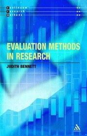 Evaluation Methods in Research (Continuum Research Methods)