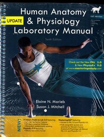 Human Anatomy & Physiology Laboratory Manual, Cat Version, Update (10th Edition)