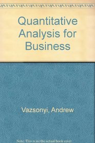 Quantitative Analysis for Business