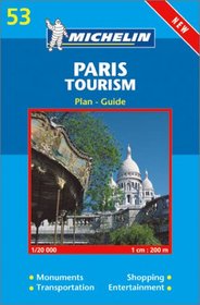 Michelin Paris Tourism Map (Michelin Maps)