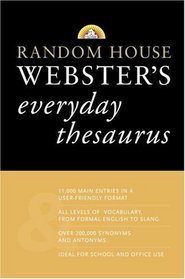 Random House Webster's Everyday Thesaurus