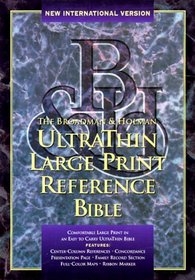 The Broadman & Holman Ultrathin Reference Bible: New International Version : Black Bonded Leather