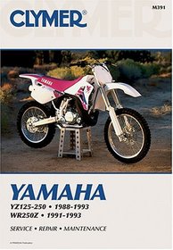 Yamaha Yz125-250, 1988-1993: Wr250Z, 1991-1993/M391 (Clymer Motorcycle Repair) (Clymer Motorcycle Repair)