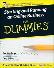 Starting and Running an Online Business for Dummies (For Dummies)