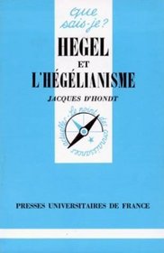 Hegel et l'hglianisme