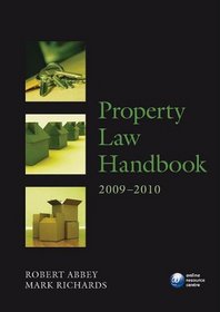 Property Law Handbook 2009-2010 (Blackstone Legal Practice Course Guide)