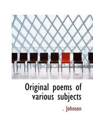 Original poems of various subjects