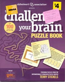 the Challenge your brain puzzle book -Over 100 puzzles that make you think.