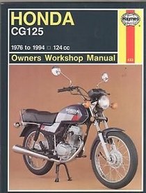 Honda CG125 (1976 to 1994) Owner's Workshop Manual (Haynes Owners Workshop Manuals)