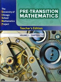 Pre-transition Mathematics (Vol 2 T.e. Chapters 7-13, Volume 2)