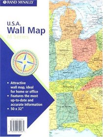 Rand McNally U.S.A. Wall Map (M Series Ready-to-Frame 50 X 32)
