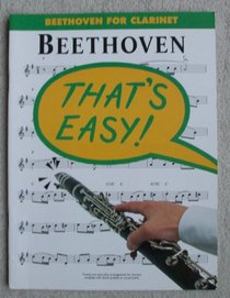 Beethoven for Clarinet (That's Easy Series)