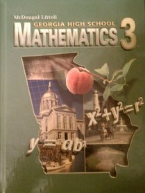 McDougal Littlel Mathematics 3 Georgia: Student Edition Mathematics 3 2008
