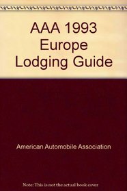 AAA Europe Lodging Guide, 1992 (AAA Europe Lodging Guide)