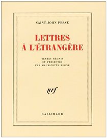 Lettres a l'etrangere (French Edition)