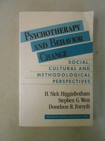 Psychotherapy and Behaviour Change (General Psychology)