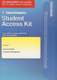 CourseCompass Access Code Card for Course Connect: Classroom Management