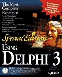 Special Edition Using Delphi 3 (Special Edition Using)