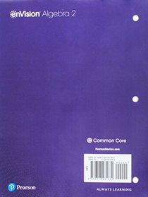 ENVISION AGA COMMON CORE ASSESSMENT READINESS WORKBOOK ALGEBRA 2 GRADE 10/11 COPYRIGHT 2018