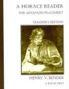 A Horace Reader for Advanced Placement, Teacher's Edition (Latin Edition)
