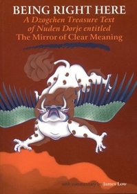Being Right Here : A Dzogchen Treasure Text of Nuden Dorje entitled The Mirror of Clear Meaning