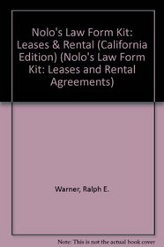 Nolo Law Form Kit: Leases & Rental Agreements (Nolo Law Form Kit)
