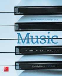 Music in Theory and Practive Vol II with Workbook