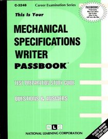 Mechanical Specifications Writer (Career Examination Series C-3248)