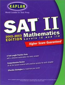 Kaplan  SAT II Mathematics, Levels IC and IIC 2002-2003