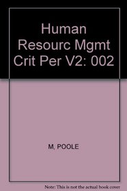 Human Resourc Mgmt:Crit Per V2
