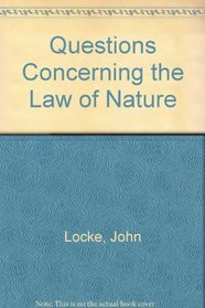 Questions Concerning the Law of Nature