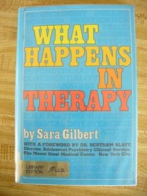 What Happens in Therapy