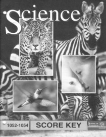 Science Score Key 1052-1054