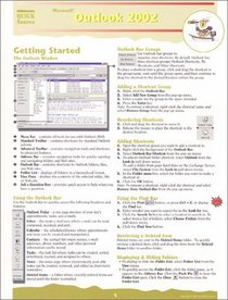 Microsoft Outlook 2002 Quick Source Reference Guide