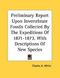 Preliminary Report Upon Invertebrate Fossils Collected By The Expeditions Of 1871-1873, With Descriptions Of New Species