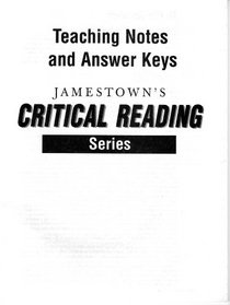 Critical Reading Teachers Notes (Critical Reading)