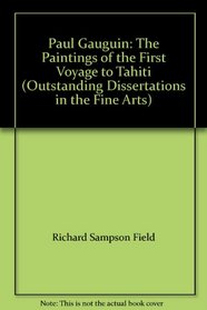 PAINTING FIRST VOYAGE (Outstanding Dissertations in the Fine Arts)