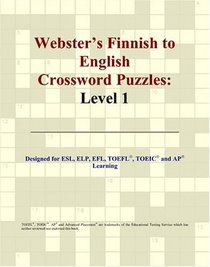 Webster's Finnish to English Crossword Puzzles: Level 1