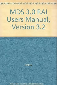 MDS 3.0 RAI Users Manual, Version 3.1