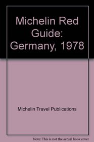 Michelin Red Guide: Germany, 1978